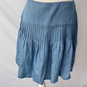 LOFT Light Blue Skirt